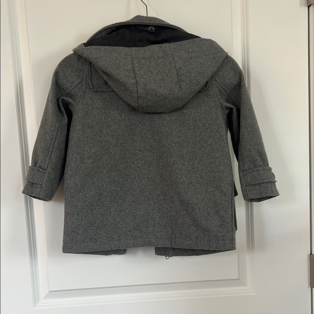 Janie and Jack Gray Peacoat Size 3-4 - Picture 9 of 12